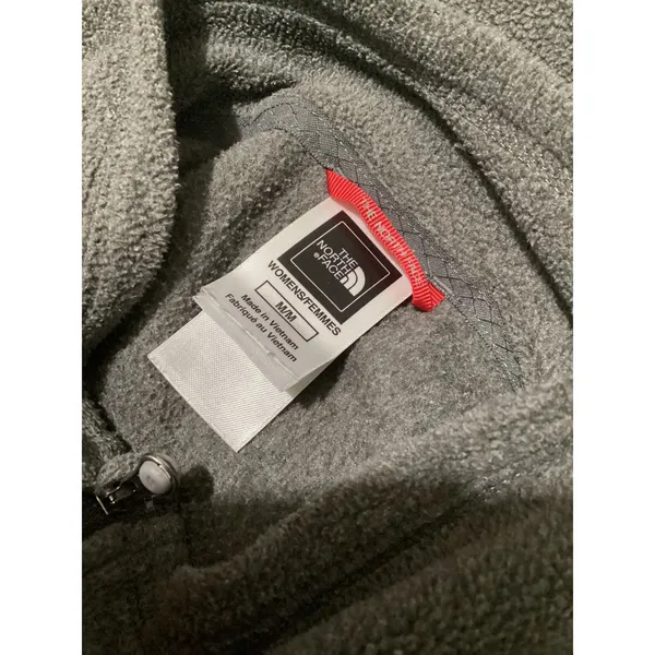 The North Face Women's Fleece 1/4 Zip Pullover Top Gray M/M Polartec Classic - Image 5