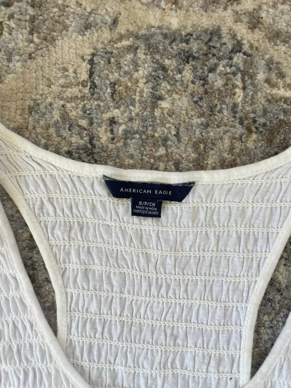 American Eagle Outfitters Smocked Tank Top - Image 3