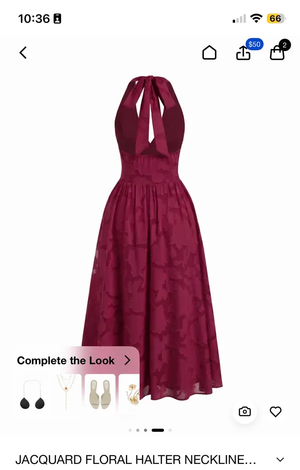 Cider Halter Dress - Image 2