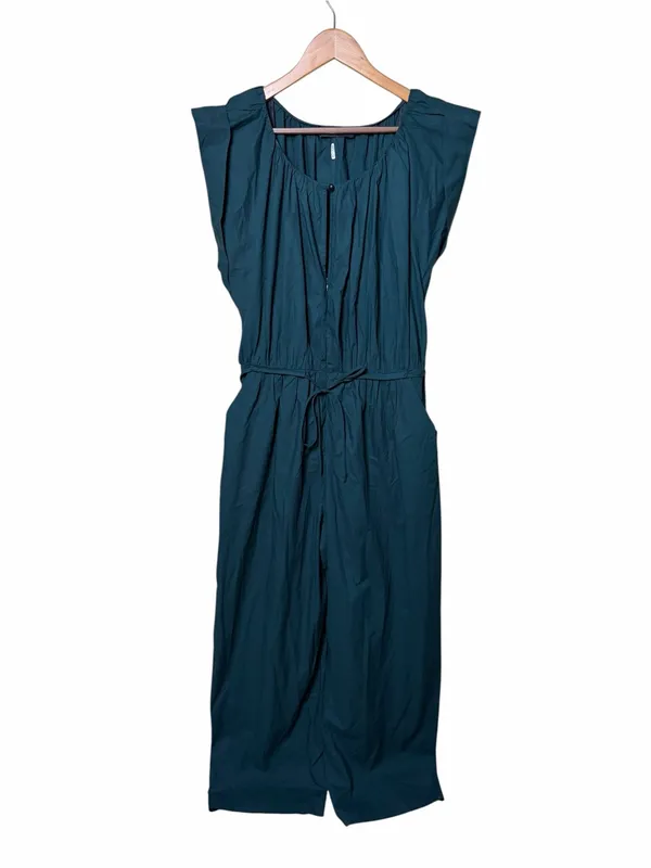 Rachel Comey Valencia Jumpsuit Size Large Teal Green - Image 4