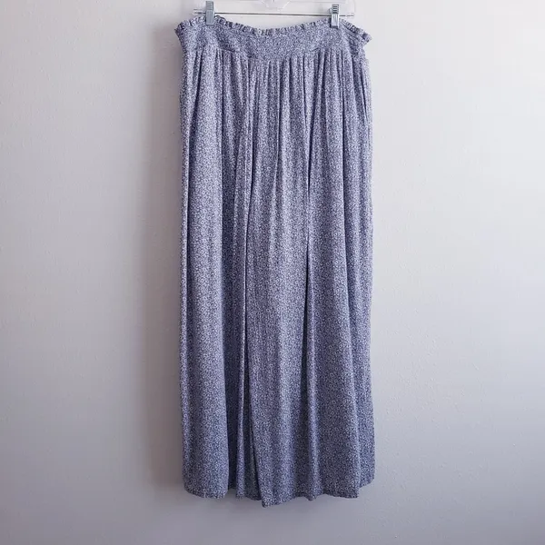 American Eagle Floral Straight Wide Leg Boho Pants - Image 7