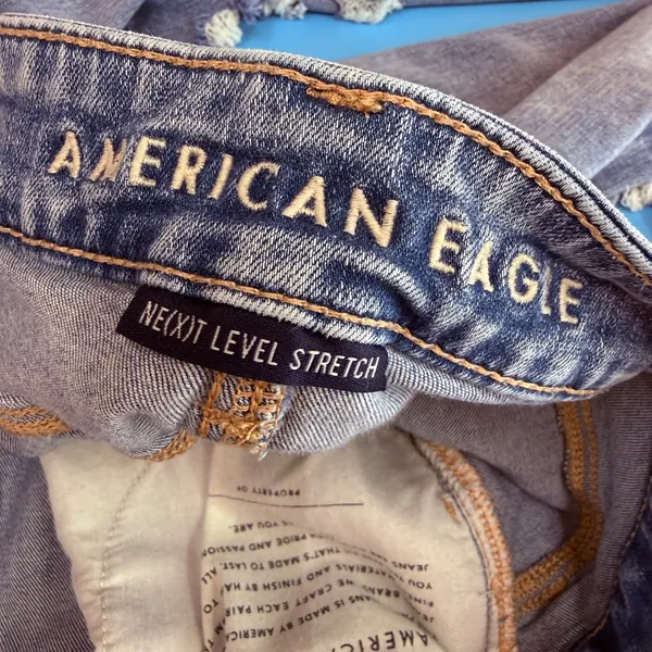 American Eagle Women's Hi-Rise Jegging Next Level Stretch Jeans Size 16 Regular - Image 7