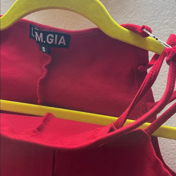 I.AM.GIA Lucid Pants in red small (ALTERED hem as been cut) - Image 8