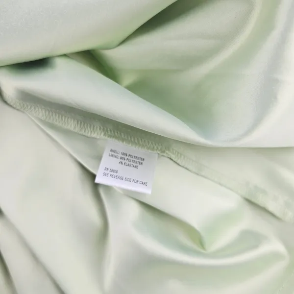 Alex Marie NWT Maxi Dress Green Palm Leaf Print Long Sleeve Faux Wrap Size‎ 24 - Image 6