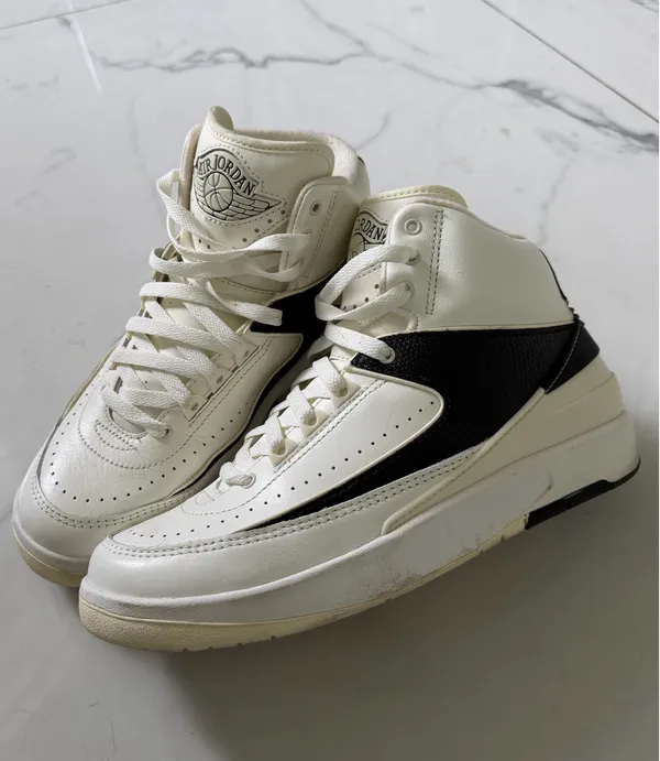 Nike Air Jordan 2 Retro Sail Sneakers - Image 4