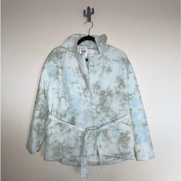 NWT Blank‎ NYC The Perfect Day Watercolor Wrap Puffer Jacket - Image 3