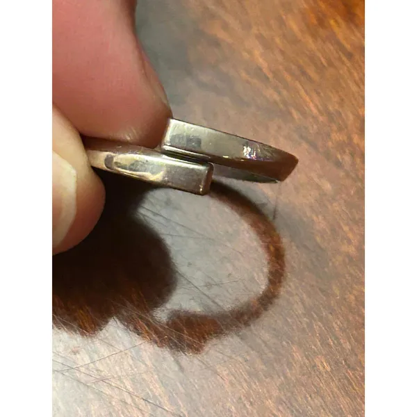 Ring band silver plated size 6.25 2.25g - Image 5