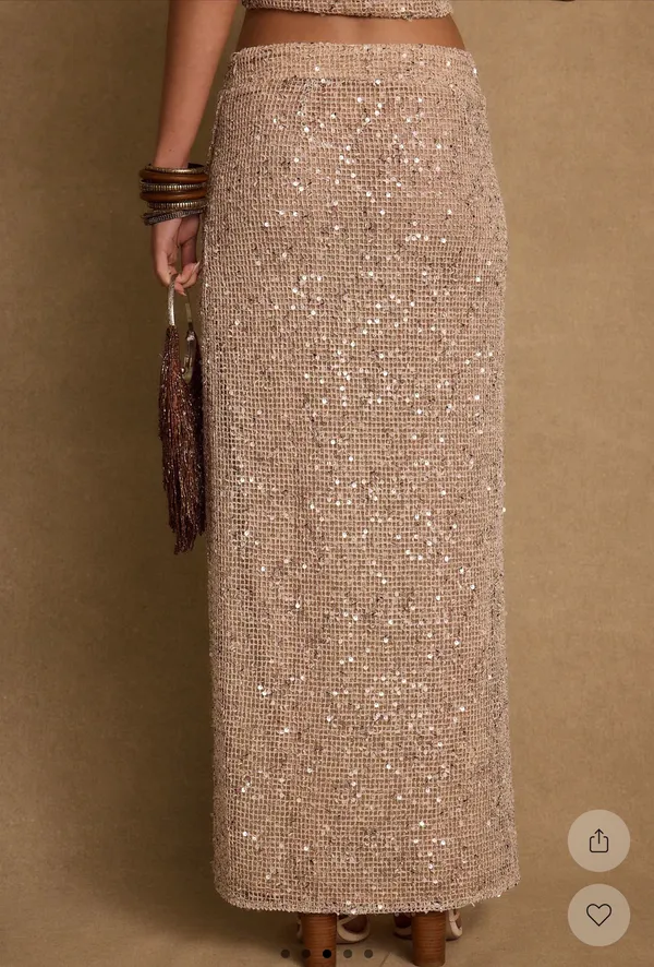 12th Tribe Sequin Skirt Set - Image 4