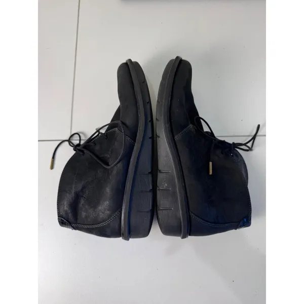 Dansko Fawna Black Leather Ankle Boots Women Size 38 7.5 Lace Up Comfort Casual - Image 5