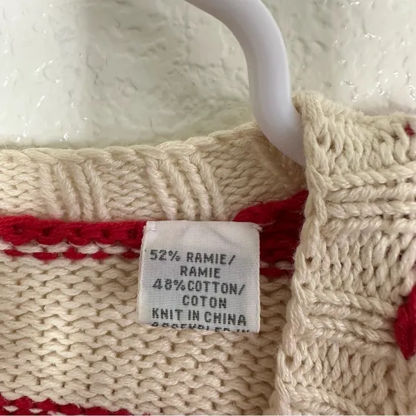 Marisa Christina American Flag Crewneck Knit Sweater - Image 6