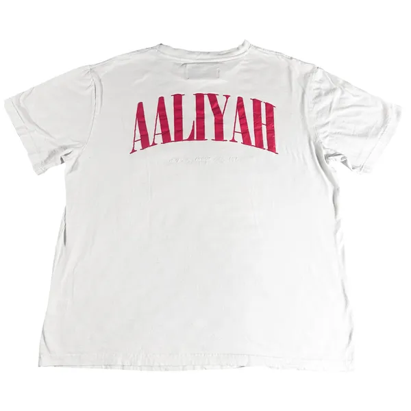 Official Aaliyah x Shoe Palace Graphic Tee XL - Image 2