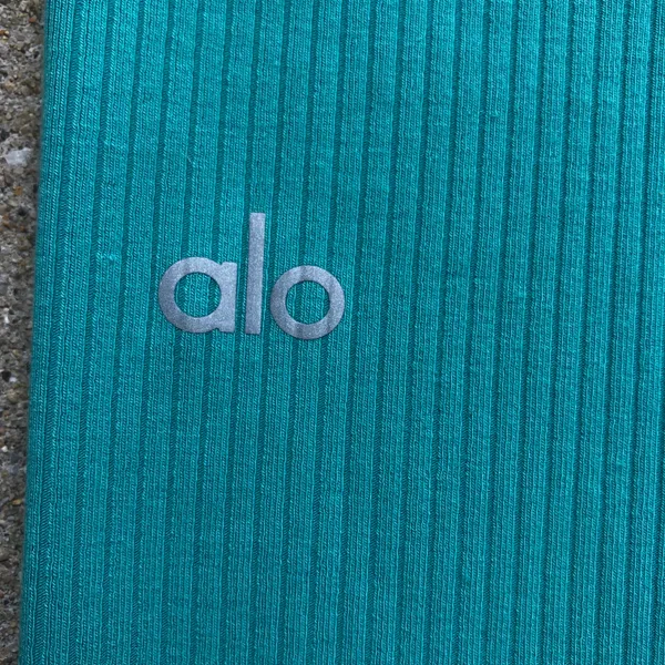 Alo Ribbed High Waist Blissful Leggings Size Large - Image 8