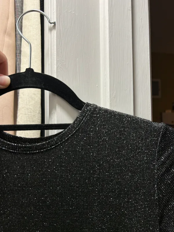 Black Sparkle Shirt - Image 3