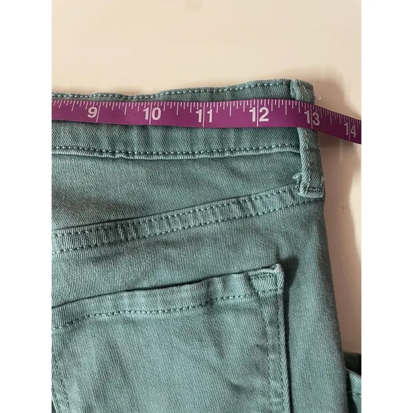 GAP Women's Teal Low Rise Skinny Jeans Size 24 - Image 5