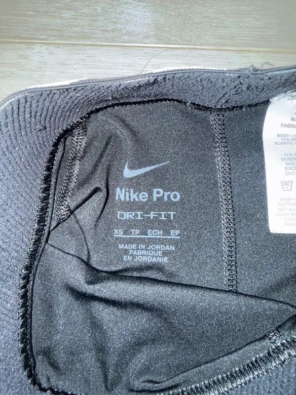 Black Nike Pro Shorts - Image 4