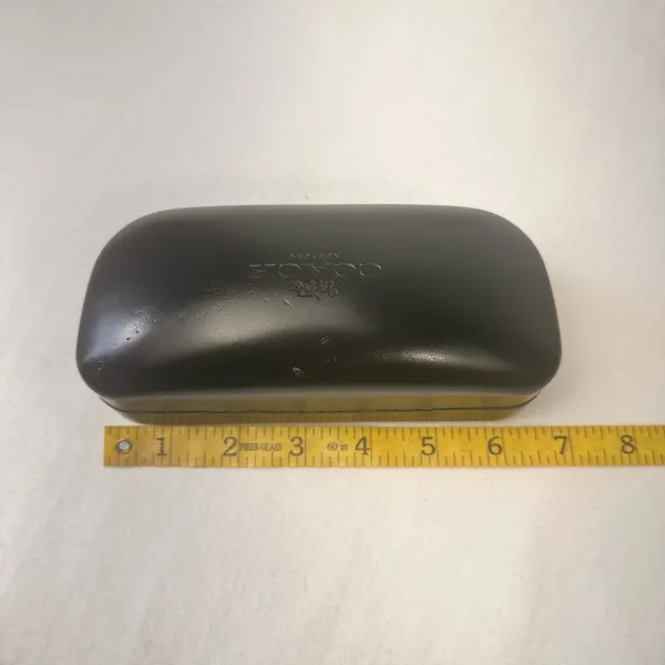 Coach Sunglasses Leather Hard Eyeglass Case Black Storage Accessories Classic - Image 5