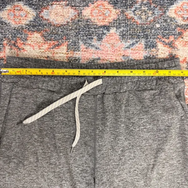 Vuori Performance Joggers Heather Grey Green‎ Slim Fit Activewear Pant Small - Image 3