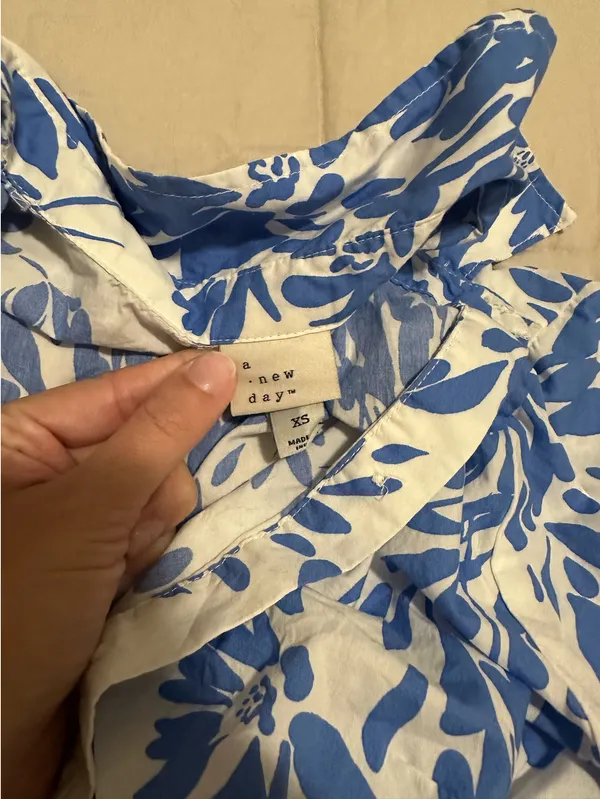 Target Blue Floral Dress - Image 3