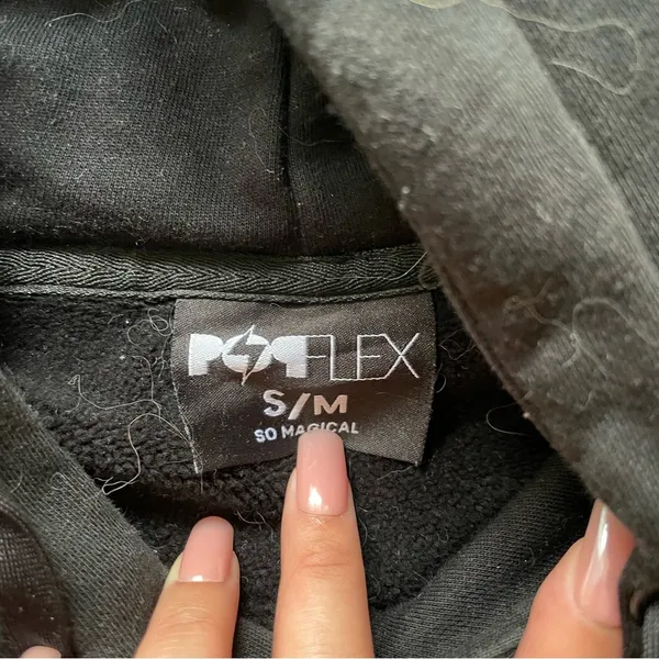 Popflex Active pullover cloud hoodie in black Size undefined - Image 4