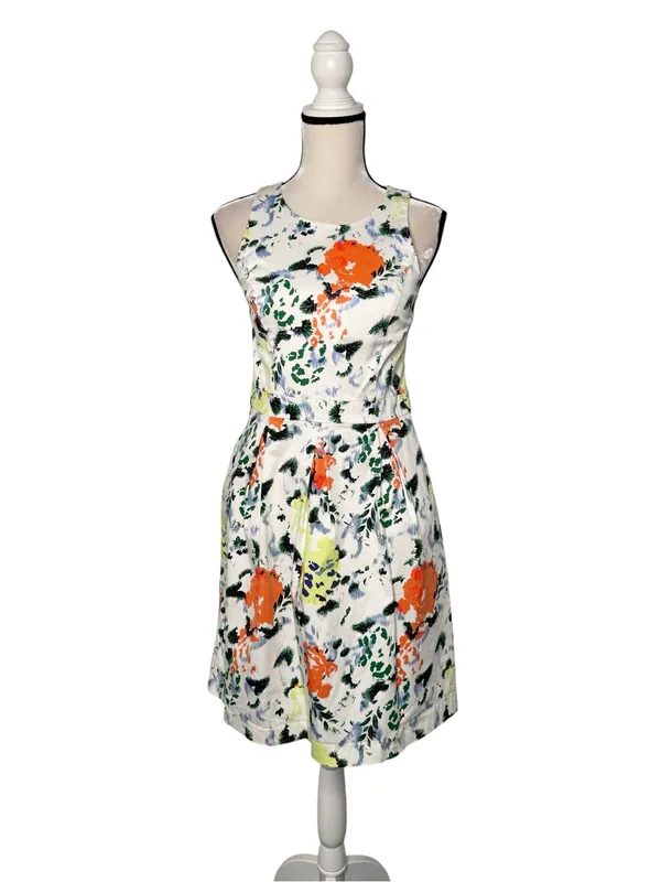 Gap Sara Floral Sleeveless Dress Size 8 - Image 3