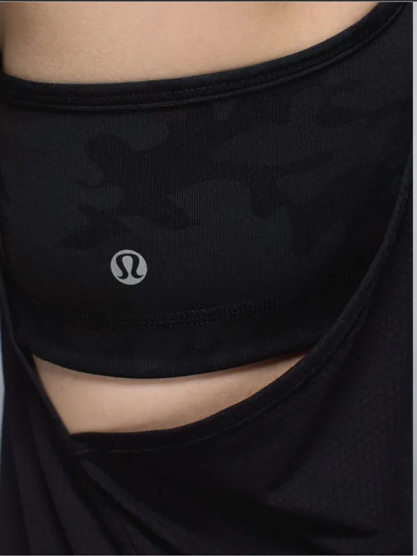 Lululemon No Limits Tank Black / Savasana Camo 20cm New Black in size 6 - Image 3