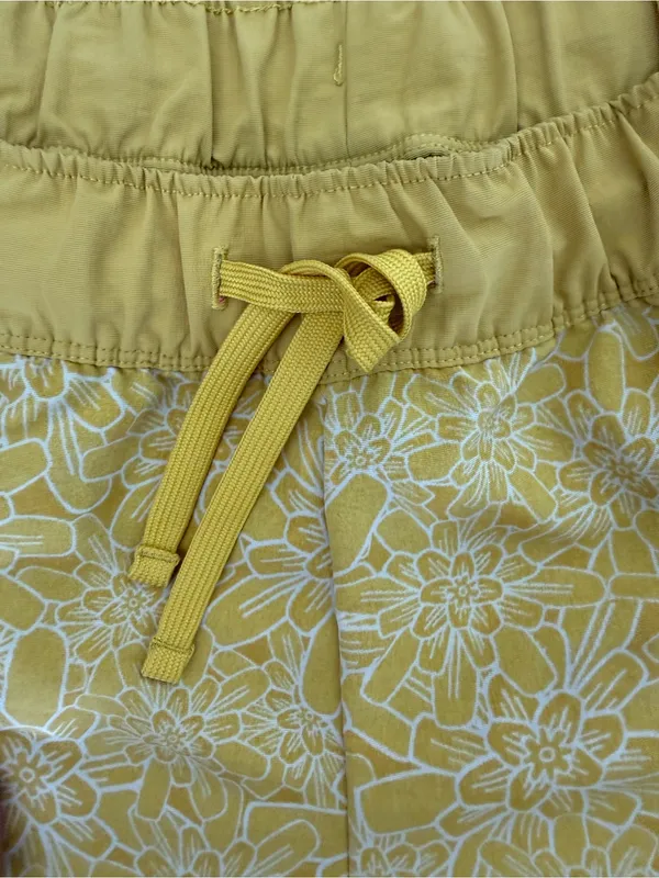 The North Face Yellow Women's Mesh-Lined Shorts - Image 5
