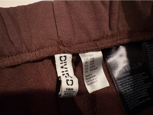 Brown H&M Joggers - Image 2