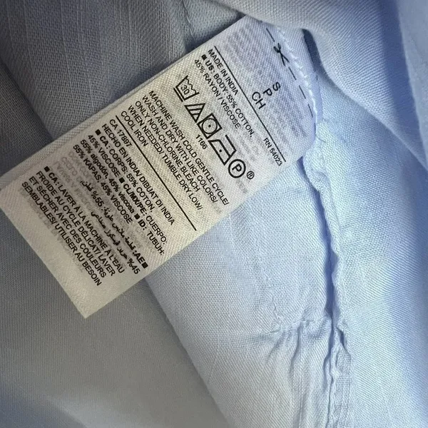 NEW Old Navy tank top blue SMALL V-neck sleeveless NEW casual career top - Image 10