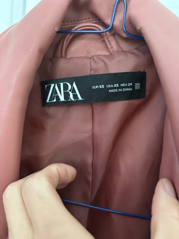 ZARA Leather Jacket - Image 2