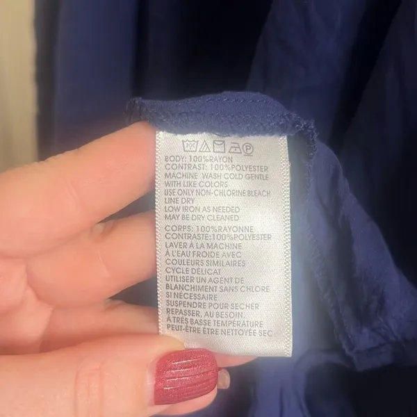 ✨COOPERATIVE GEORGIA MAY BLUE Lace Up Sz 4 DRESS✨ - Image 9