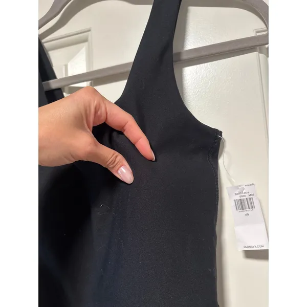 Old Navy Women's PowerSoft Go-Dry Black Flare Leg Jumpsuit XS - Image 8