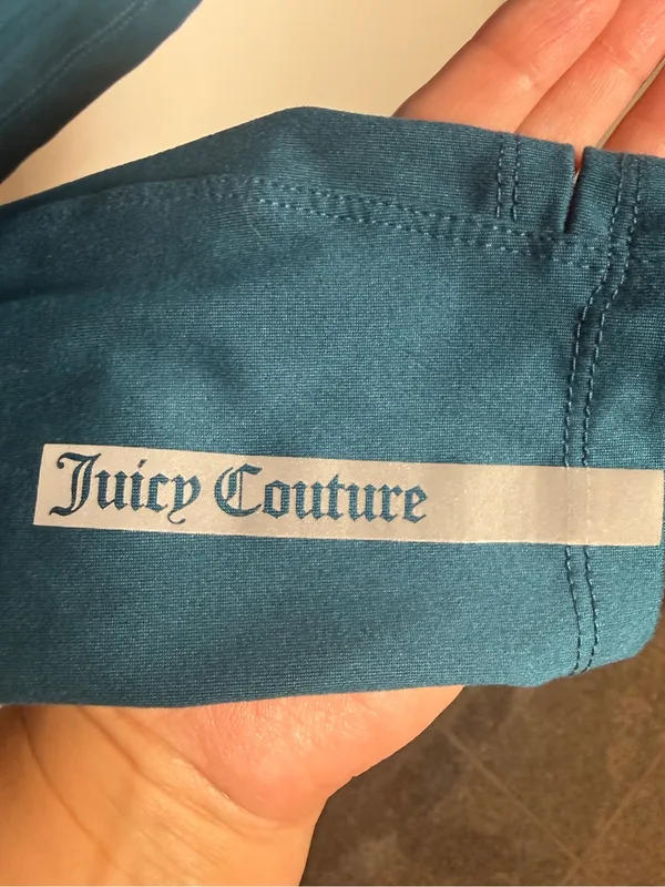 Juicy Couture Sport Womens Teal Full-Zip Performance Jacket XS Activewear - Image 6