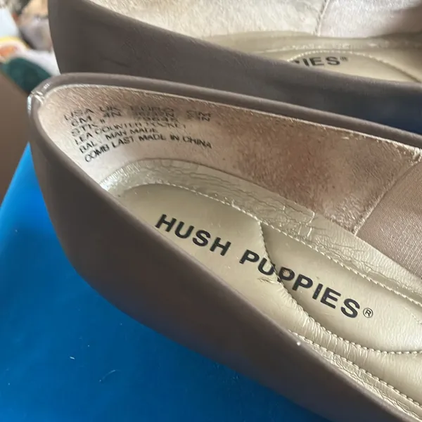 Hush Puppies Tan low heel pumps 6 - Image 5