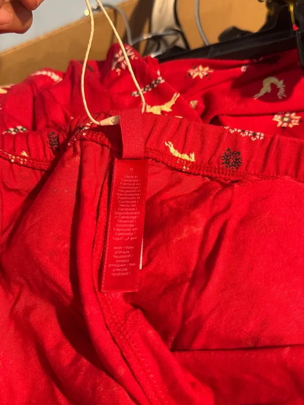 SKIMS Crop Long Sleeve Carberry Vintage Deer - Image 7