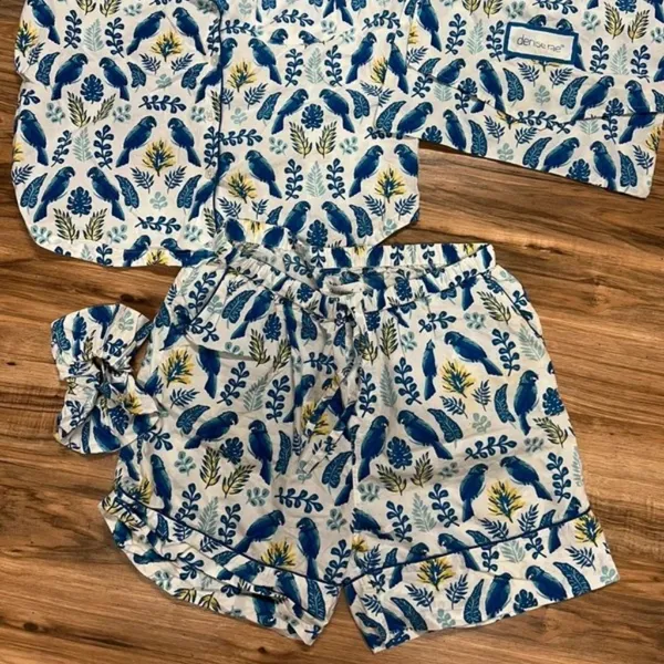 Denise Rae medium‎ pajama set Blue - Image 5