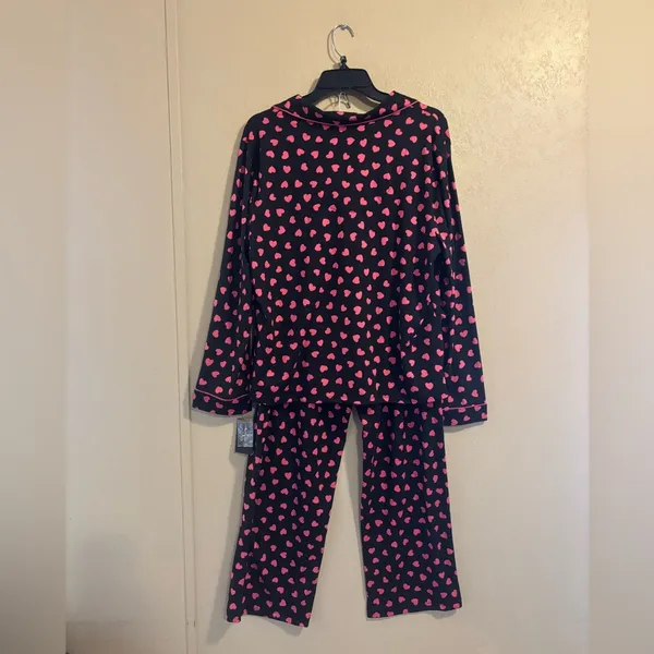 NWT kate ♠️ spade New York Heart Print pajama set sz L - Image 2