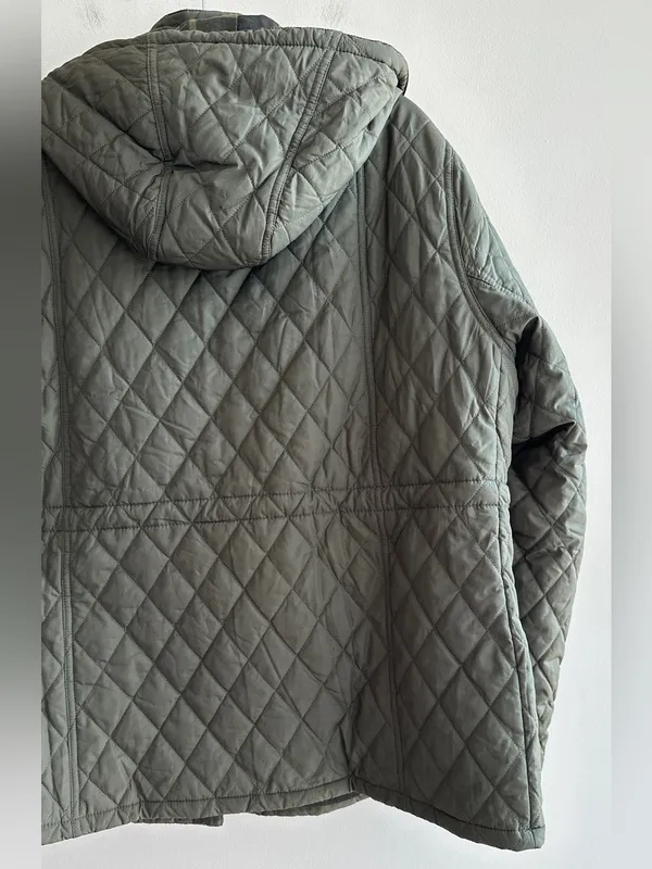 Barbour Women’s Millfire Quilt Jacket, Olive/Classic, Size 2X - Image 15