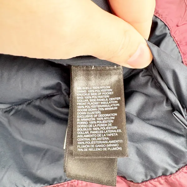 The North‎ Face Womens Aconcagua II Shiny Pink Down Puffer Gorpcore Jacket M - Image 4