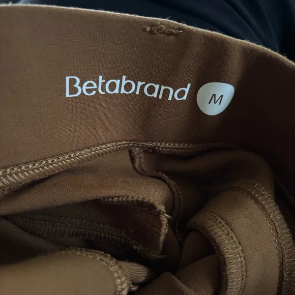 Classic Betabrand Two-Pocket DPYP Dress Yoga Pant Sz M Straight Stretch Nutmeg - Image 7