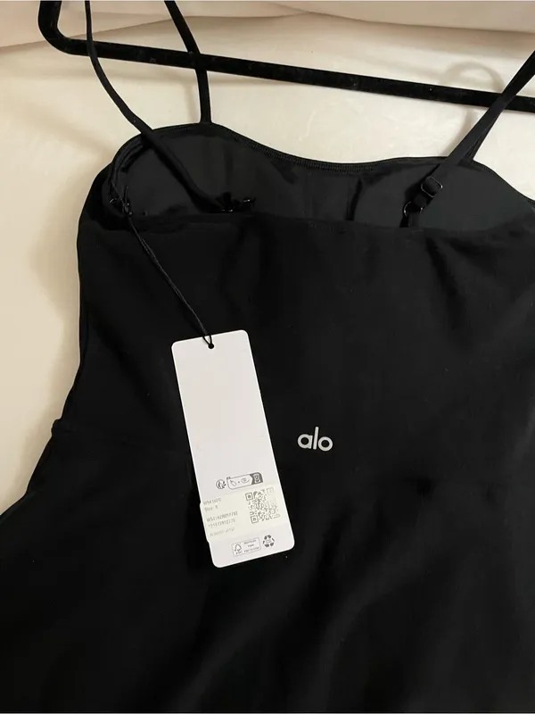 Alo Yoga NWT Alosoft Courtside Tennis Dress Black Size S - Image 7