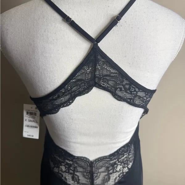 NWT INC International Concepts Black Chemise with Spaghetti Straps - Image 9