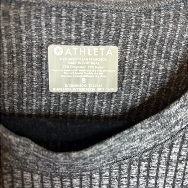 Athleta ribbed tank top size s - Image 2