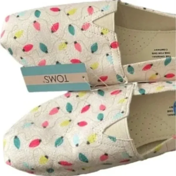 Toms Christmas Lights Alpargatas Shoes‎ 6 - Image 4