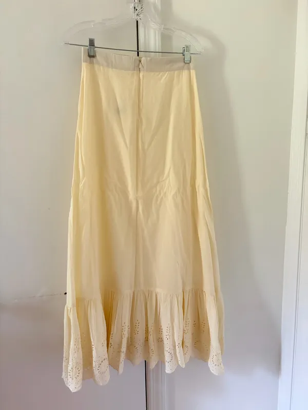 Chakeris Yellow Maxi Skirt Size XS - Image 2