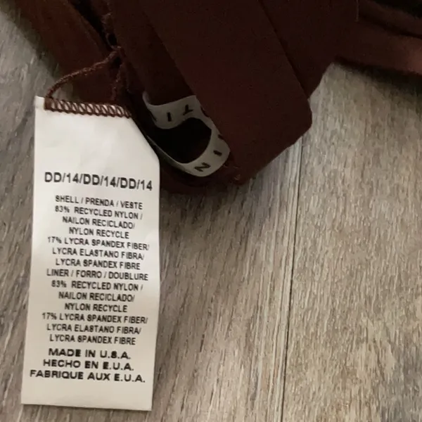 Vitamin A Brown Bikini Top Size 14 DD - Image 13