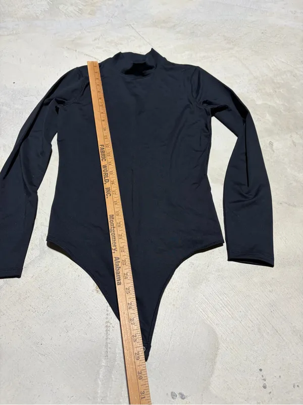 Abercrombie & fitch Long Sleeve Black Bodysuit medium - Image 2