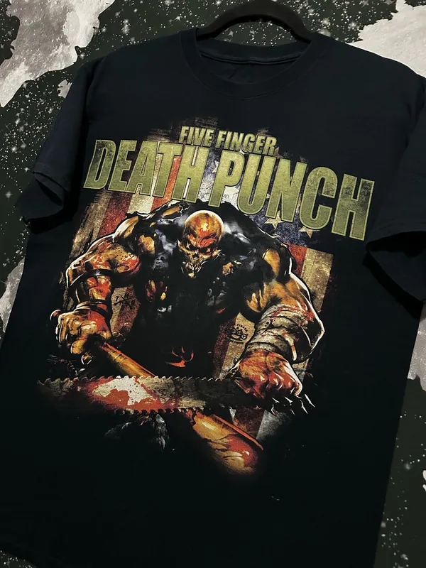 Five Finger Death Punch Got Your Six Graphic Shirt - Image 2
