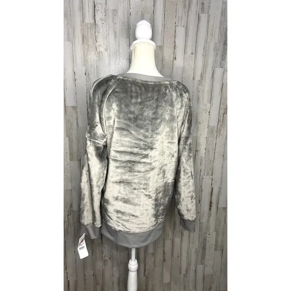 National Football League NWT‎ Washington Commanders Women's Heathered Gray Pullover Sweatshirt Size XL - Image 3