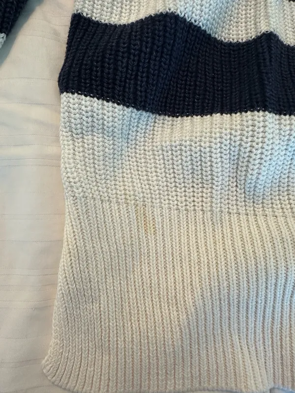 Aerie Oversized Striped Quarter Zip - Image 11