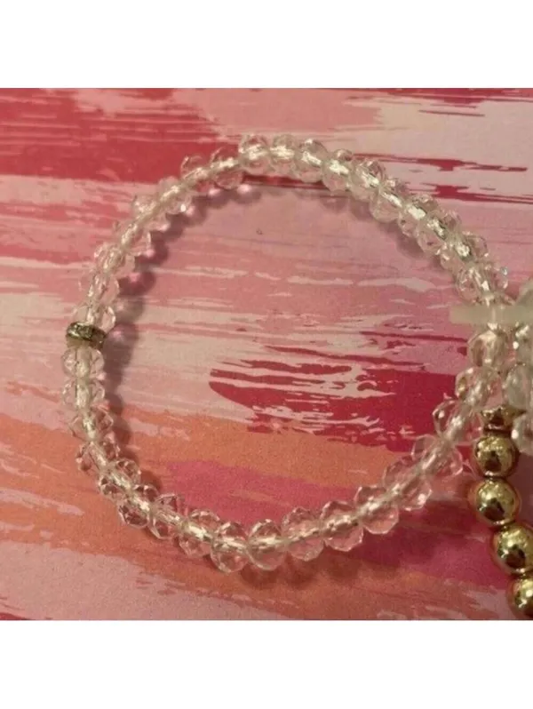 NWOT Set of 4 Beaded Stretch Bracelets - Image 6